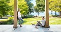 Couple on porch at vacation rental