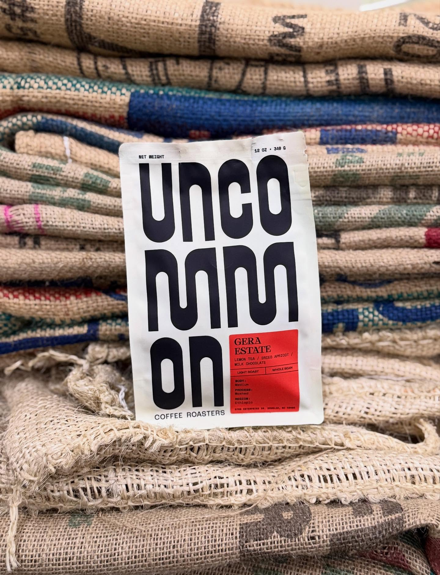 Uncommon Coffee Roasters sign outside the cafe