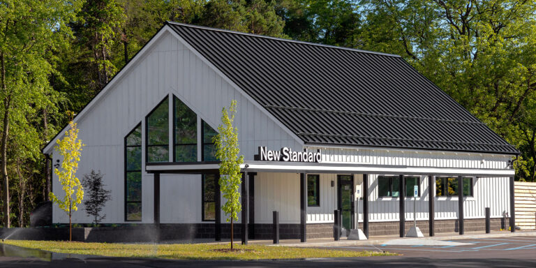 The outside of New Standard.