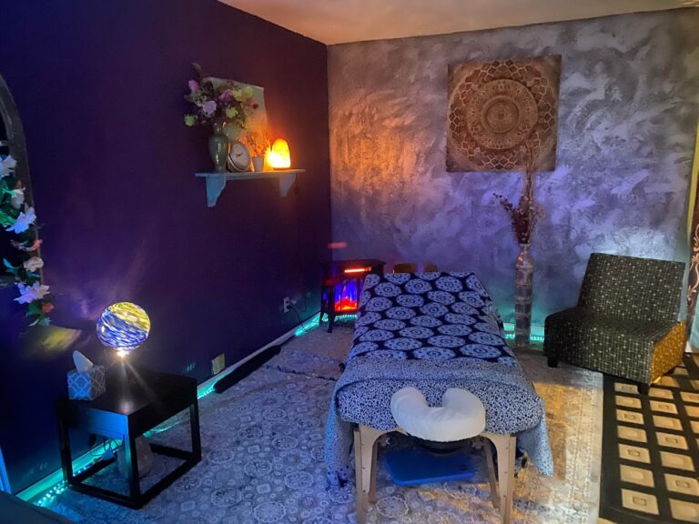 Massage room at Ideal Bodyworks Massage.