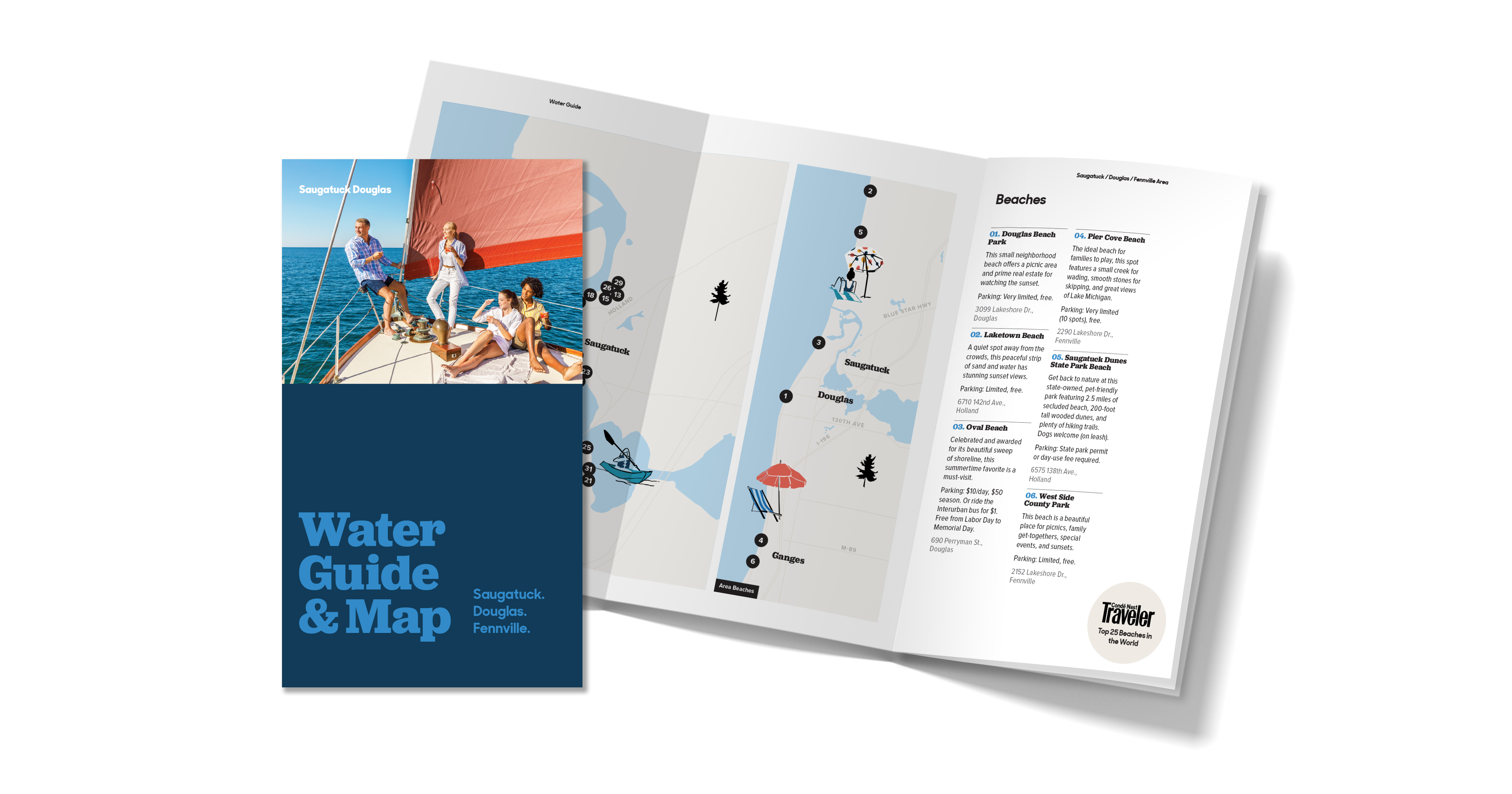 Water Guide and Map mockup