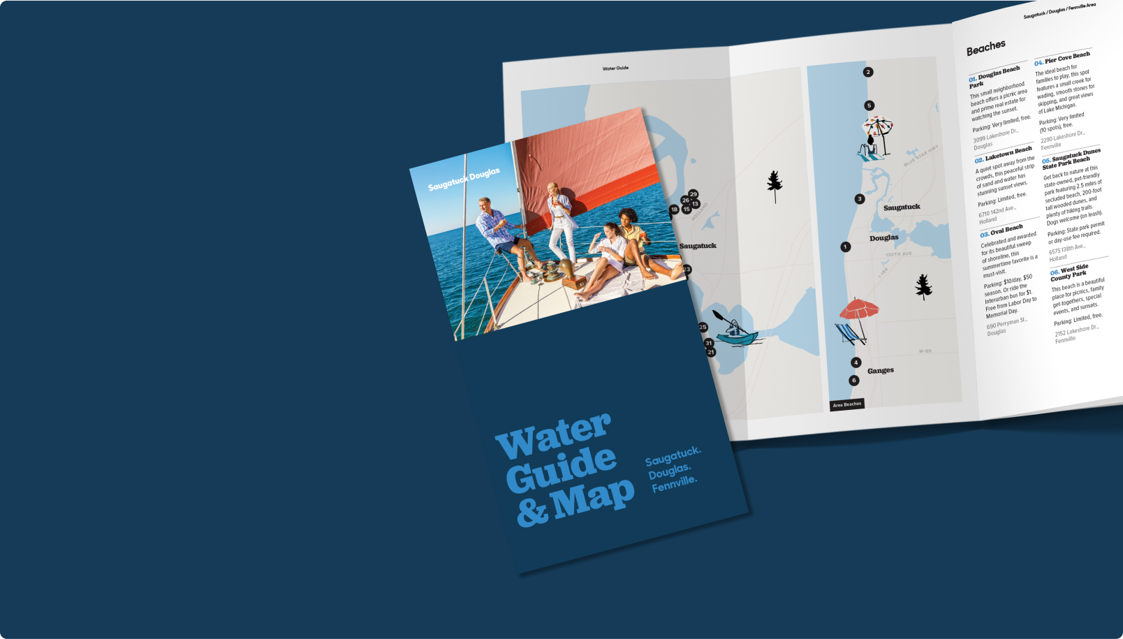 Water Guide and Map mockup
