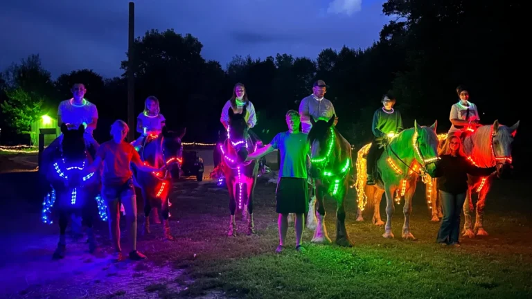 Glow-in-the-Dark Horseback Rides